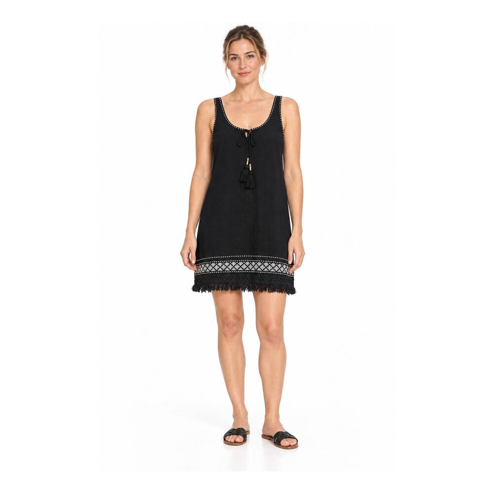 J.Crew Boho Tassel Fringe Dress / Beach Cover-Up Size XXS